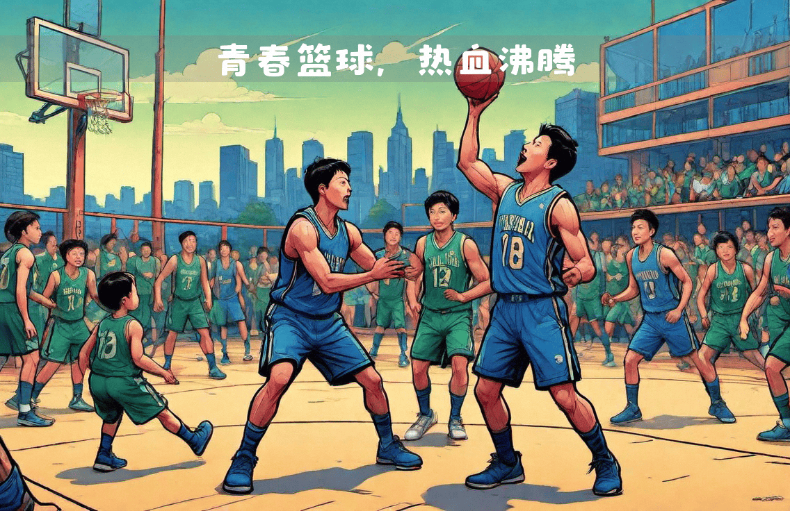 学校篮球联赛决赛激烈对决